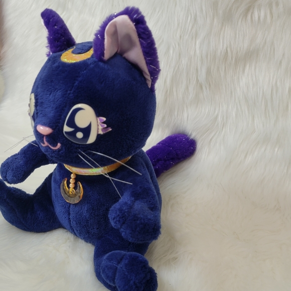 Sailor Moon Talking LUNA Plush Doll 2004 BANDAI Japan import Live Action Works - Picture 4 of 8